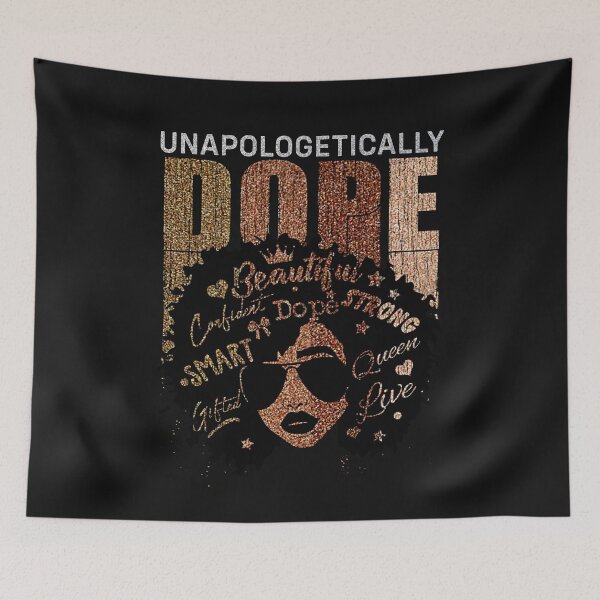 Item preview, Camiseta de mujer Black Queen sin disculpas Dope S - 5XL designed and sold by samishoops.