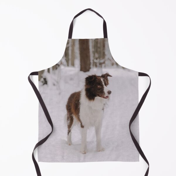 Item preview, Brown Border Collie Dog Loves Snow designed and sold by VanGaldo.
