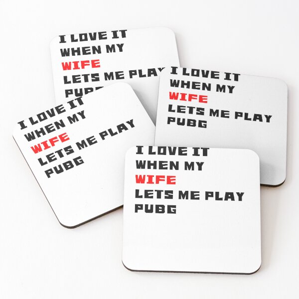 Item preview, I Love It When My Wife Lets Me Play Pubg, funny husband, funny couple quote designed and sold by Hamidkorti55.