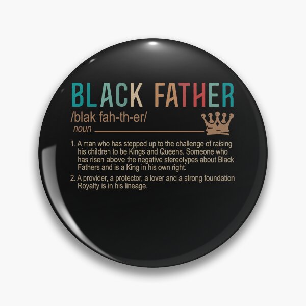 Item preview, Black Father Stepped Up To The Challenge Of Raising His Children Men T-Shirt Black designed and sold by samishoops.