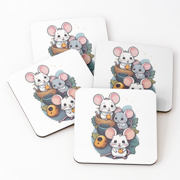 Item preview, Cute rat group designed and sold by Design4sub.