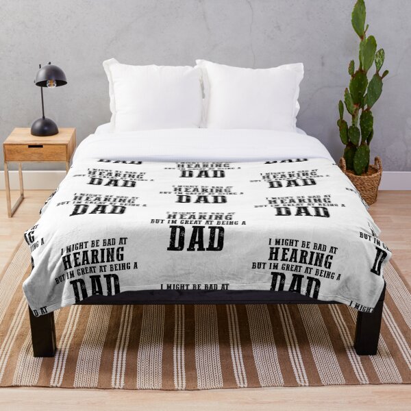 Item preview, I Might Be Bad At Hearing Being A Father But I'm Great At Being A Dad Shirt Sticker Mug Design designed and sold by weebbreechan.
