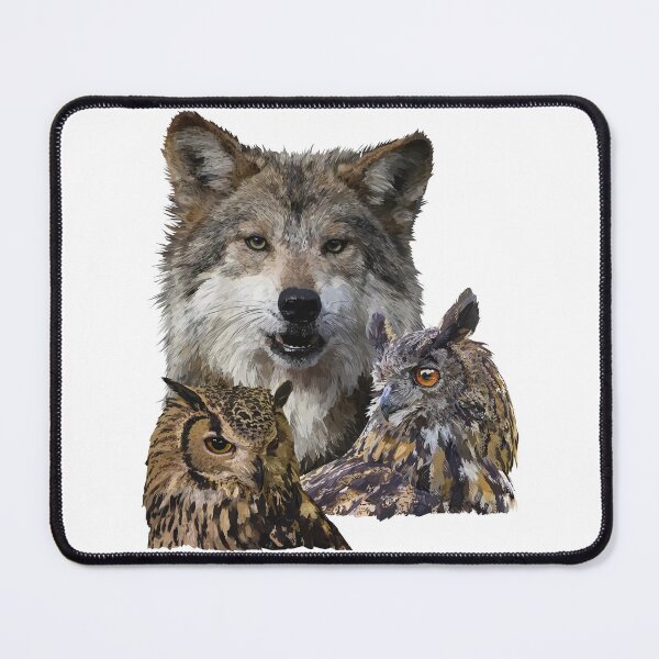 Item preview, Wolf and owls designed and sold by obscurite.