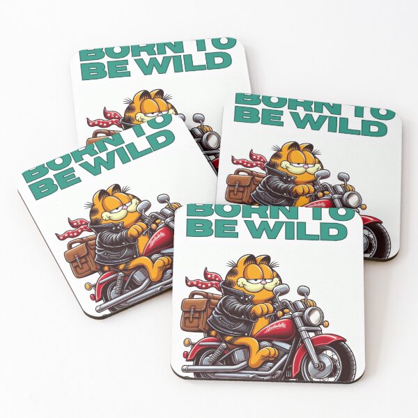 Item preview, Garfield born to be wild  designed and sold by quotefactory.