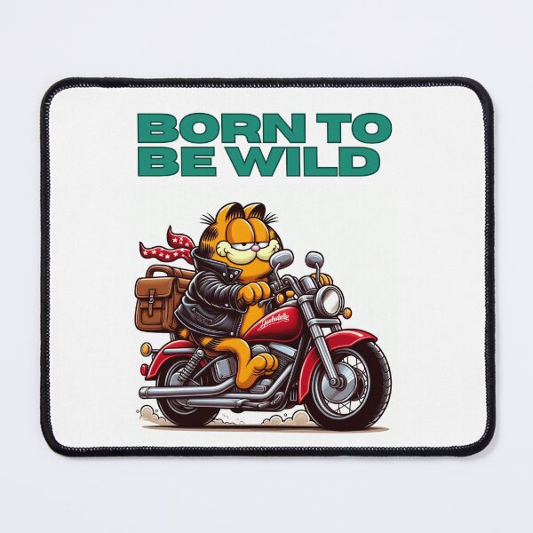 Item preview, Garfield born to be wild designed and sold by quotefactory.