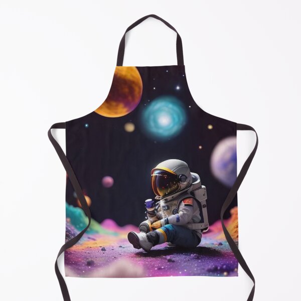 Artikelvorschau, Grenzen überschreiten: Die Schönheit von Astronauten im Weltraum mit einem Regenbogen von Planeten entworfen und verkauft von CulinaryCenter.