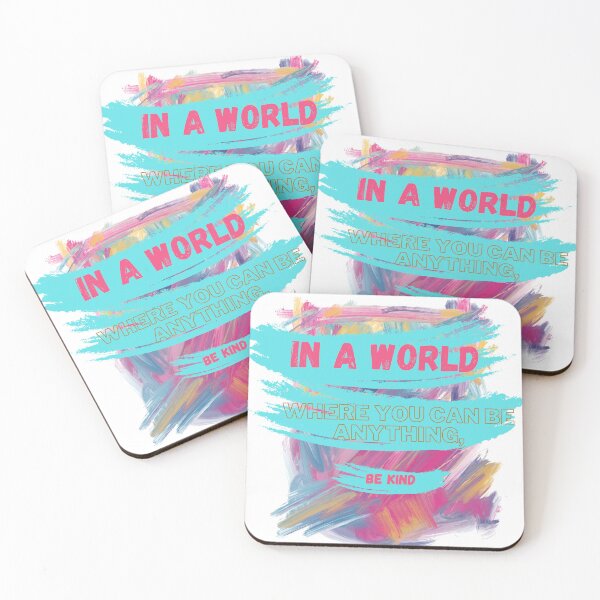 Item preview, Hey pinky In a world where you can be anything, be kind" designed and sold by PinkLepord.