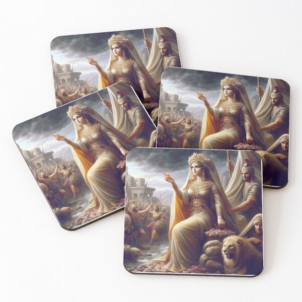 Item preview, An painting depicting Queen Zenobia, Queen of the East designed and sold by  Bride of the desert.