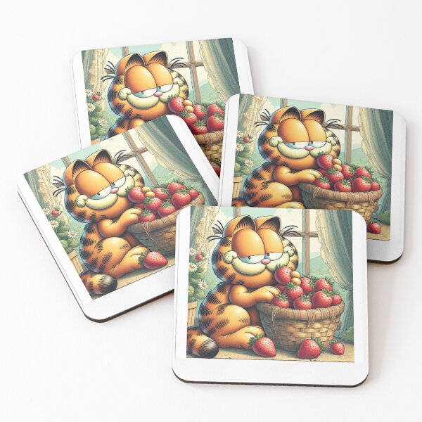 Item preview, Garfield likes strawberries.. designed and sold by quotefactory.