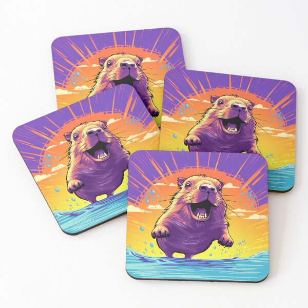 Item preview, Saltando Carpincho Pop Art 3 designed and sold by AstroRisq.