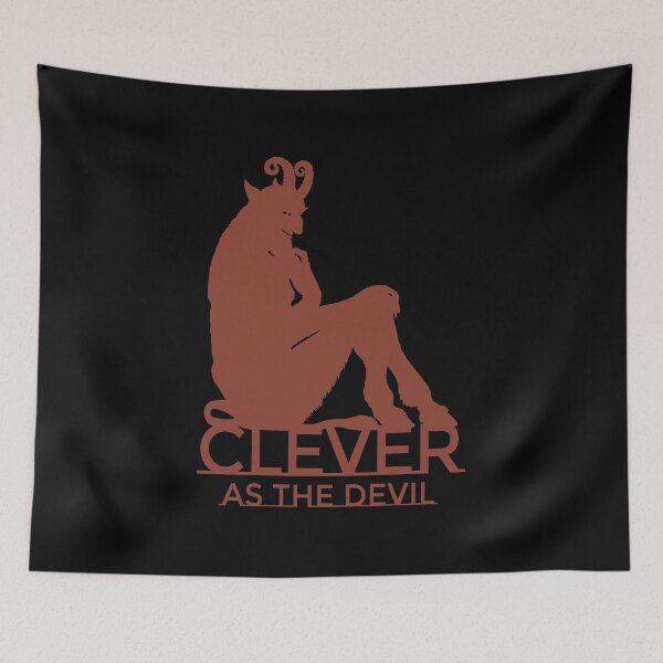Aperçu de l'œuvre Diable classique Le Clever Lucifer créée et vendue par KewaleeTee.