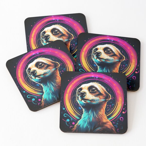Artikelvorschau, Erdmännchen-Neonkunst 1 entworfen und verkauft von AstroRisq.