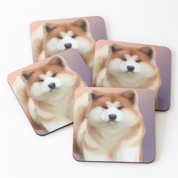 Item preview, akita inu portrait designed and sold by swamppuppydesigns.