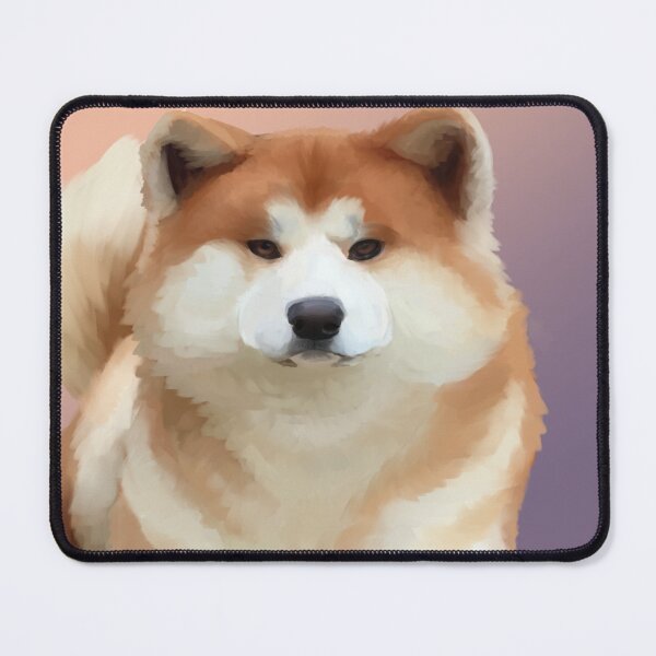 Item preview, akita inu portrait designed and sold by swamppuppydesigns.