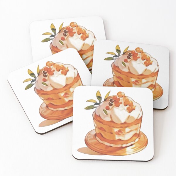 Item preview, Trendy Aesthetic Kawaii Cute Orange Cupcake designed and sold by AmariMart.