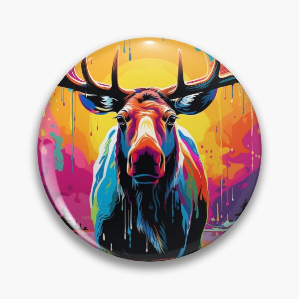 Item preview, Moose Pop Art 1 designed and sold by AstroRisq.