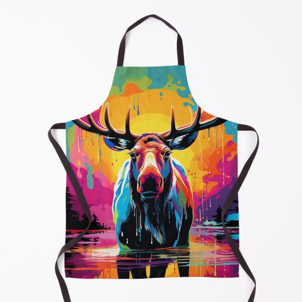 Item preview, Moose Pop Art 1 designed and sold by AstroRisq.