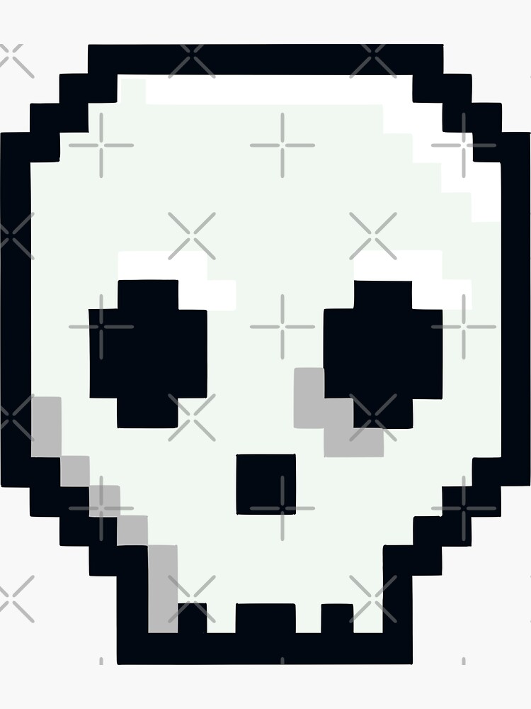Thumbnail 3 of 3, Sticker, Skully designed and sold by Flickingjane.