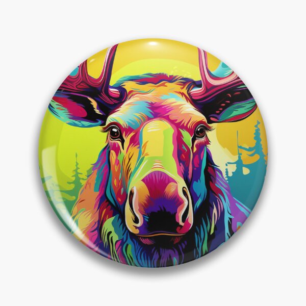 Item preview, Moose Pop Art 2 designed and sold by AstroRisq.