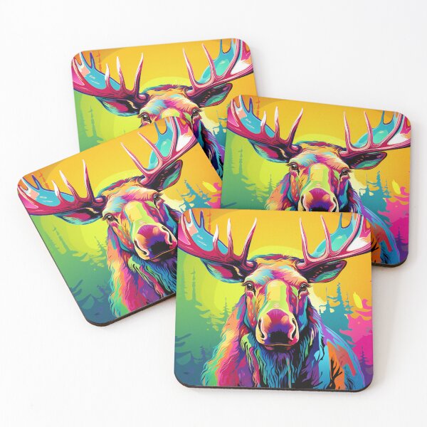 Item preview, Moose Pop Art 2 designed and sold by AstroRisq.