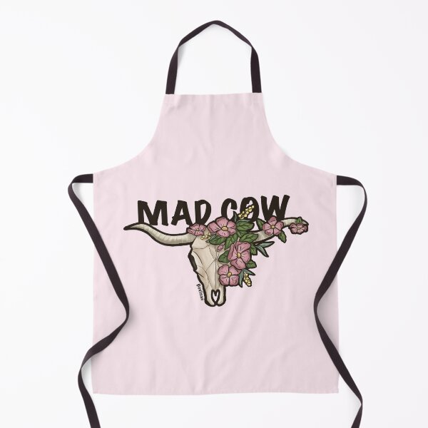 Item preview, Flowering Mad Cow Skull designed and sold by Bovinae Art.