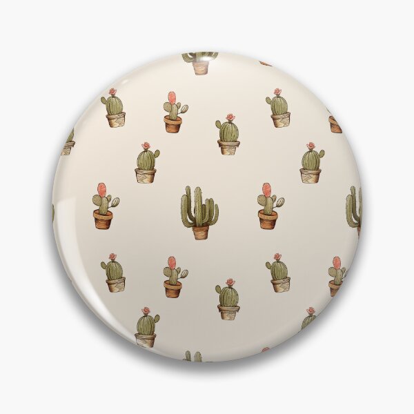 Item preview, Cactus Print - Cactus Beige - cute cacti - Pattern designed and sold by DreamersPlan.