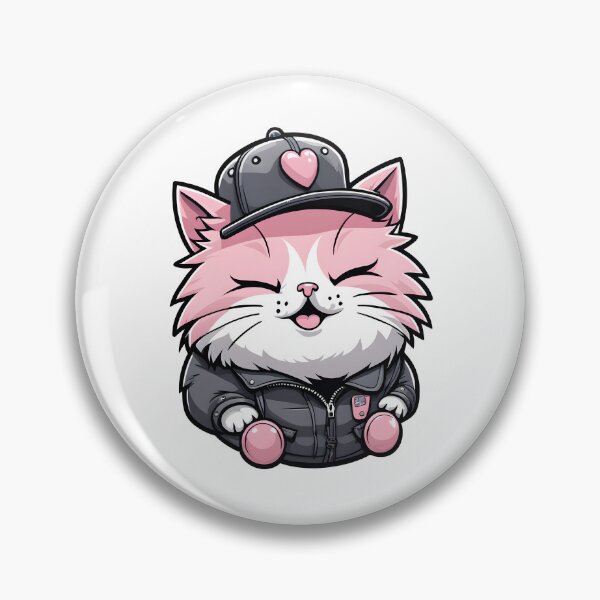 Item preview, Cute happy cat with baseball cap designed and sold by Naturitude.