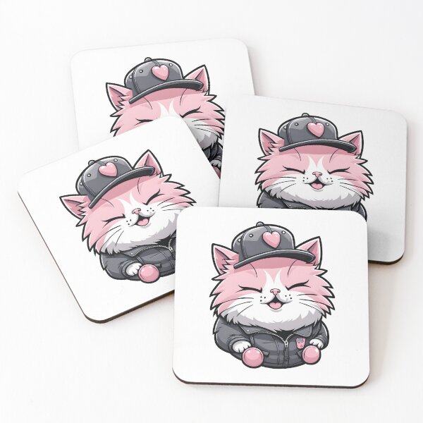 Item preview, Cute happy cat with baseball cap designed and sold by Naturitude.