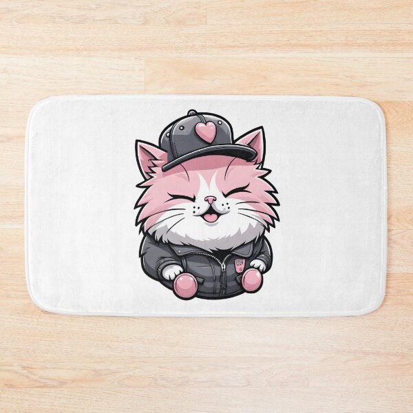 Item preview, Cute happy cat with baseball cap designed and sold by Naturitude.