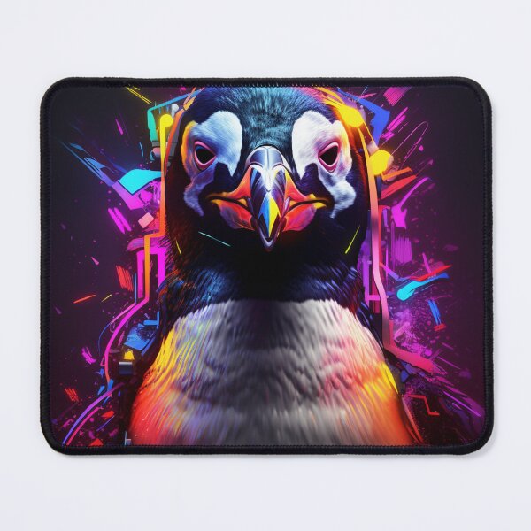Item preview, Penguin Neon Pop Art 3 designed and sold by AstroRisq.