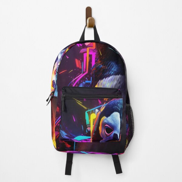 Artikelvorschau, Pinguin Neon Pop Art 3 entworfen und verkauft von AstroRisq.