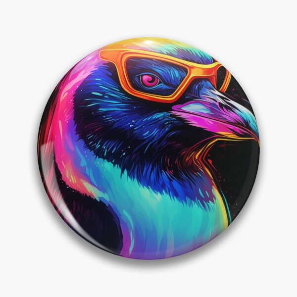 Item preview, Penguin Neon Pop Art 4 designed and sold by AstroRisq.