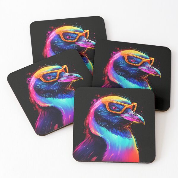 Item preview, Penguin Neon Pop Art 4 designed and sold by AstroRisq.
