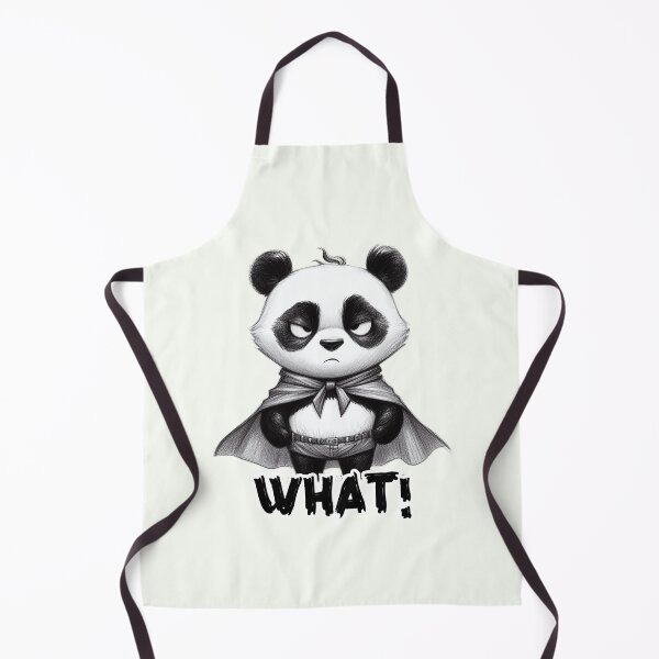 Item preview, Super Panda "WHAT!" Illustration designed and sold by RuyaFab.