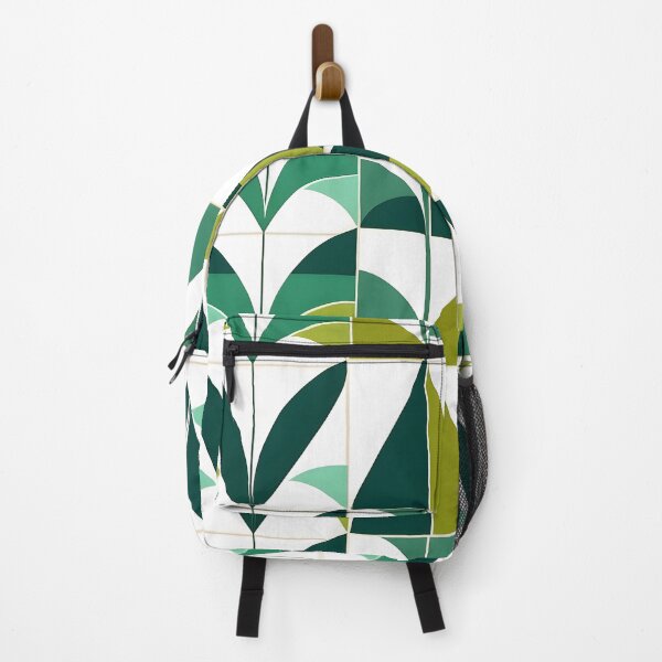 Item preview, Mid Century Modern Geometric Abstract Pattern Pattern Green designed and sold by Prints and Lifestyle.