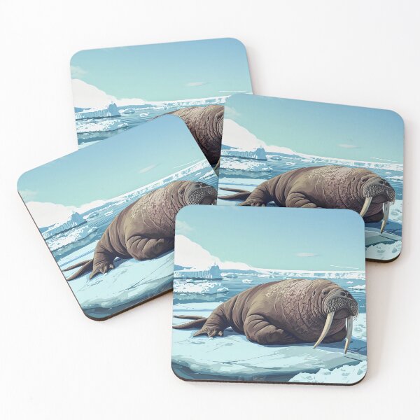 Item preview, Arctic Walrus Joy designed and sold by cute-animals99.