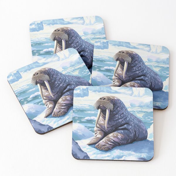 Item preview, Arctic Walrus Wonderland designed and sold by cute-animals99.