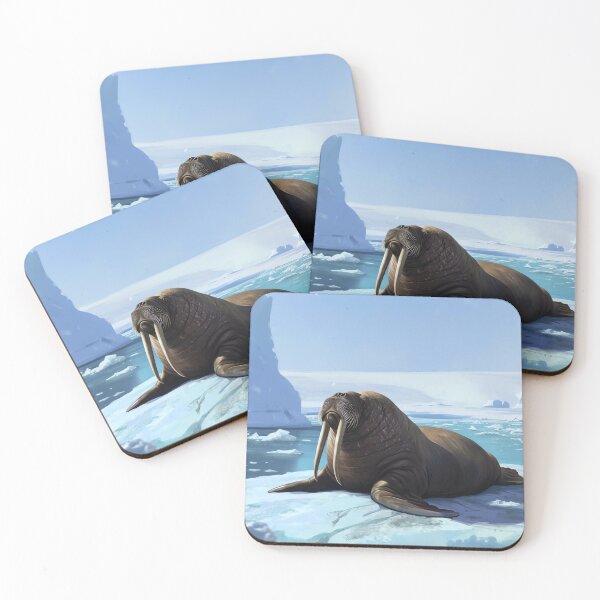 Item preview, Arctic Walrus Joy designed and sold by cute-animals99.