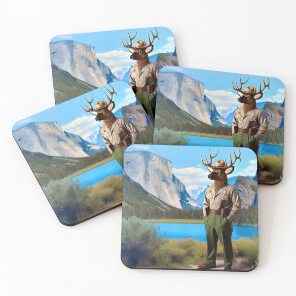 Item preview, Wild Elk National Park Ranger designed and sold by HippieFarms11.
