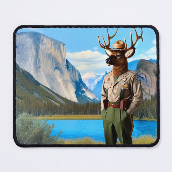 Item preview, Wild Elk National Park Ranger designed and sold by HippieFarms11.