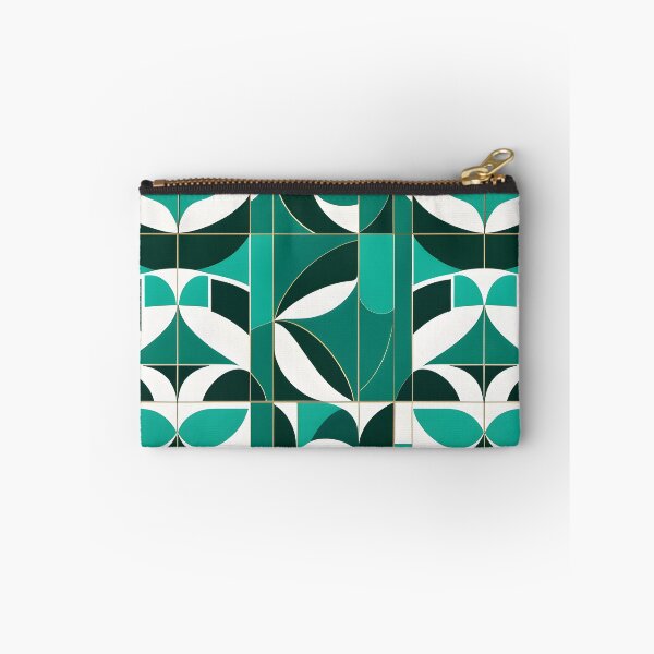 Item preview, Mid Century Modern Geometric Abstract Pattern Green designed and sold by Prints and Lifestyle.