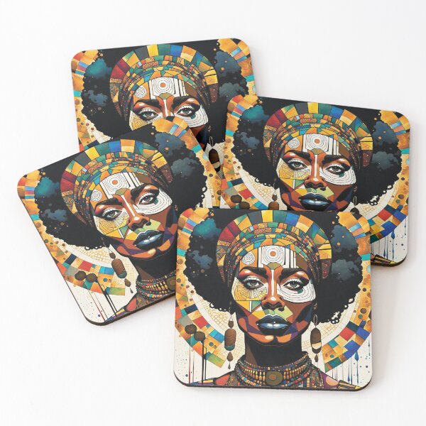 Item preview, Watercolour African Woman Art Print designed and sold by Random Designs.