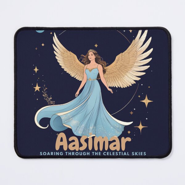 Item preview, Aasimar soaring through the celestial skies designed and sold by 4uoffers.