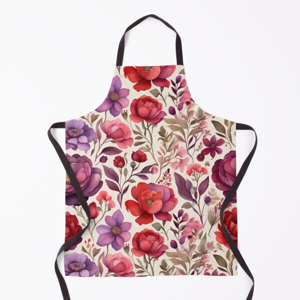 Artikelvorschau, Rote und violette Aquarell-Traumlandschaft entworfen und verkauft von purrfect pattern.