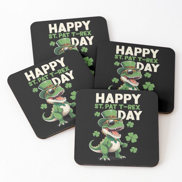 Item preview, Happy St. Pat Trex Day Dino St. Patricks Day Boys Girls Kids designed and sold by GravitiTees.