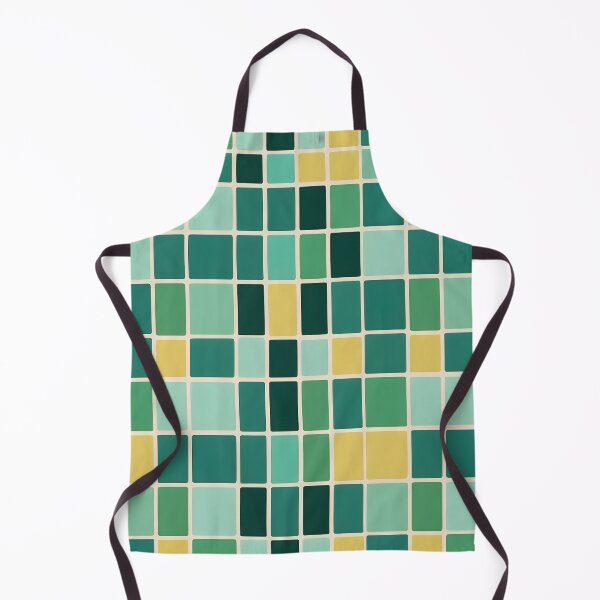 Artikelvorschau, Mid Century Modern Geometrisches Abstraktes Muster Zitrone, Grün entworfen und verkauft von Prints and Lifestyle.