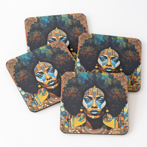 Item preview, Watercolour African Woman Print designed and sold by Random Designs.