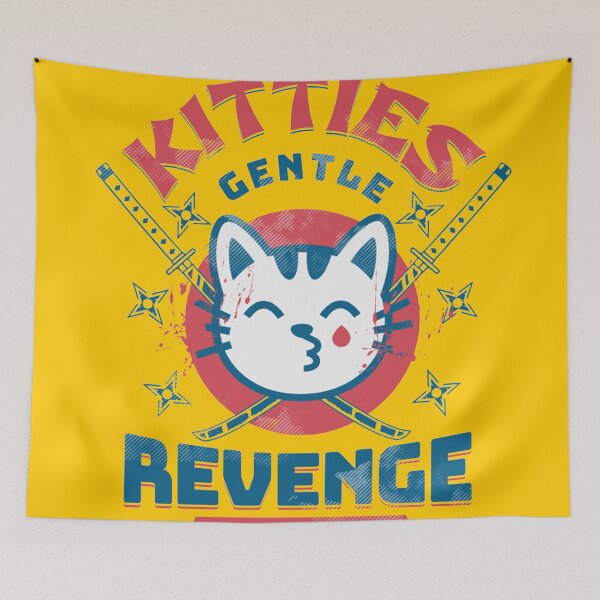 Item preview, Kitties Gentle-Revenge Meow Tactics-Samurai designed and sold by MoooSalah.