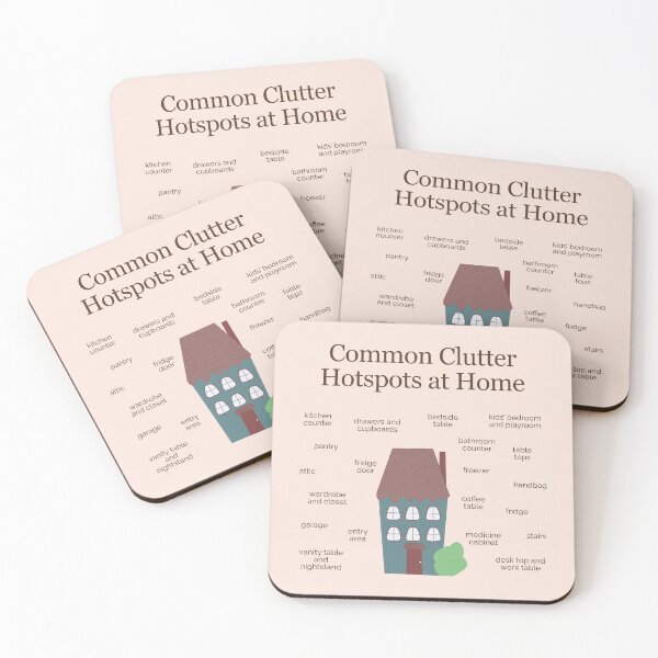 Item preview, Common Clutter Hotspots at Home designed and sold by TFHStore.