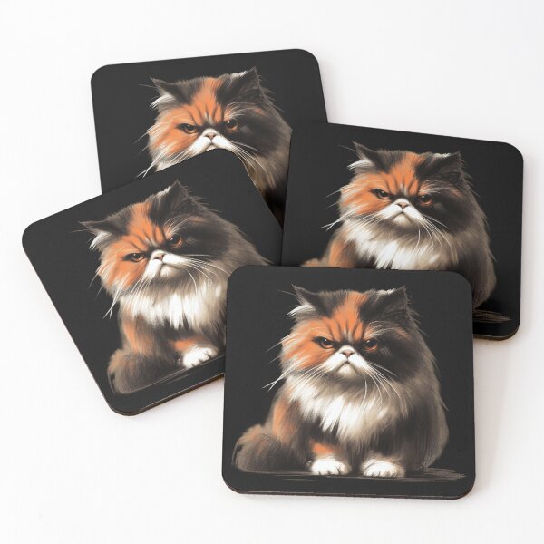 Item preview, Regal Persian Cat Illustration designed and sold by RuyaFab.
